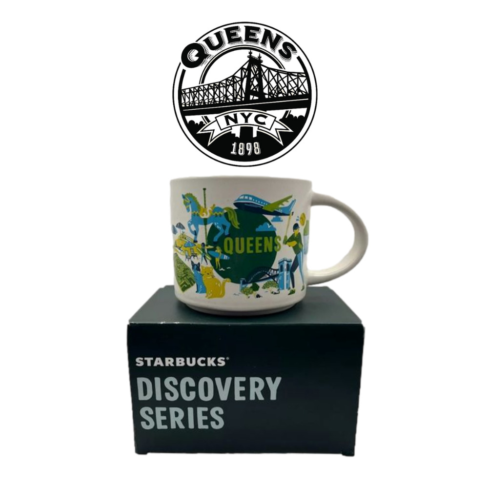 Starbucks New York City Coffee Mug Discovery The Boroughs Series Queens NY